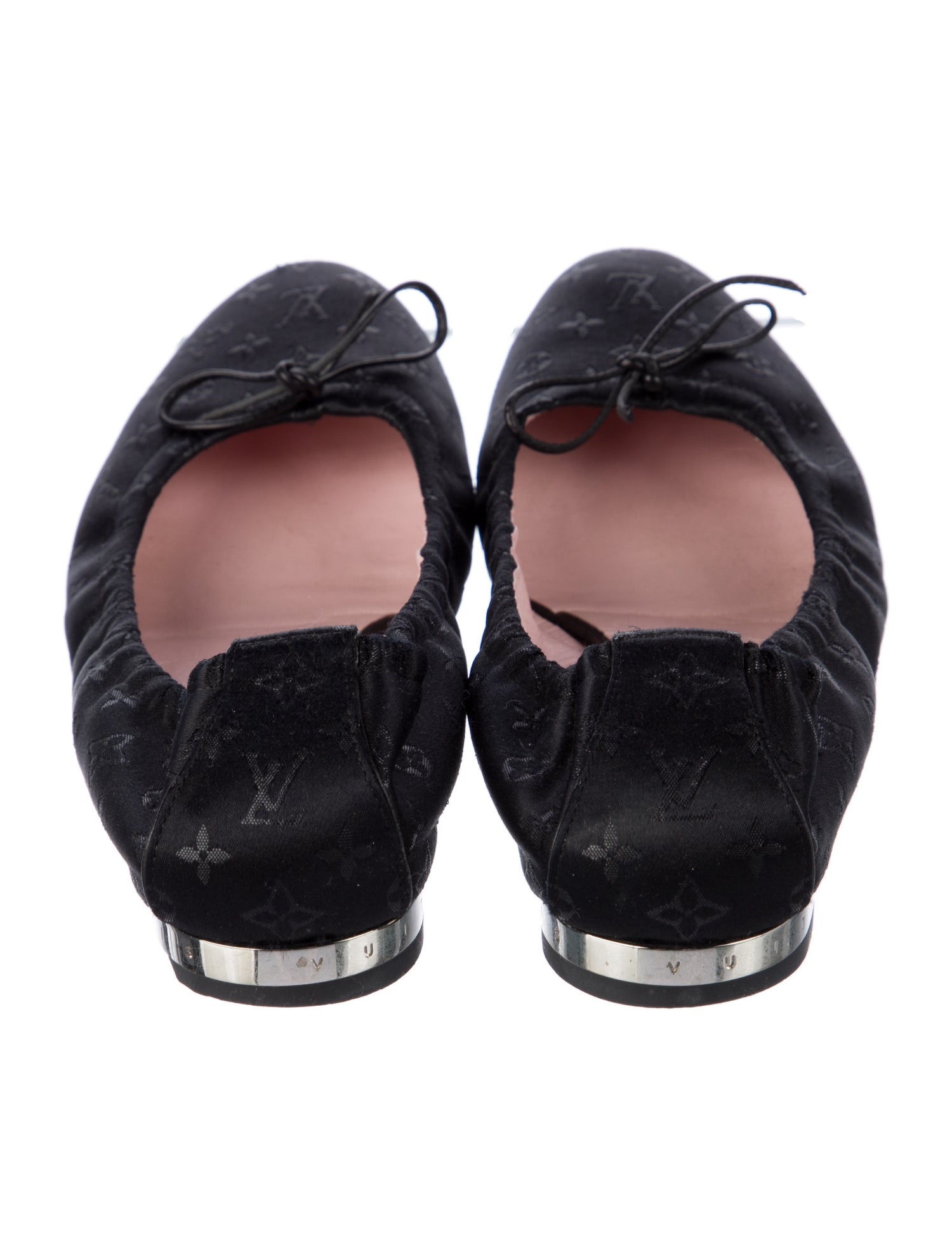 Louis Vuitton LV Monogram Satin Ballet Flats